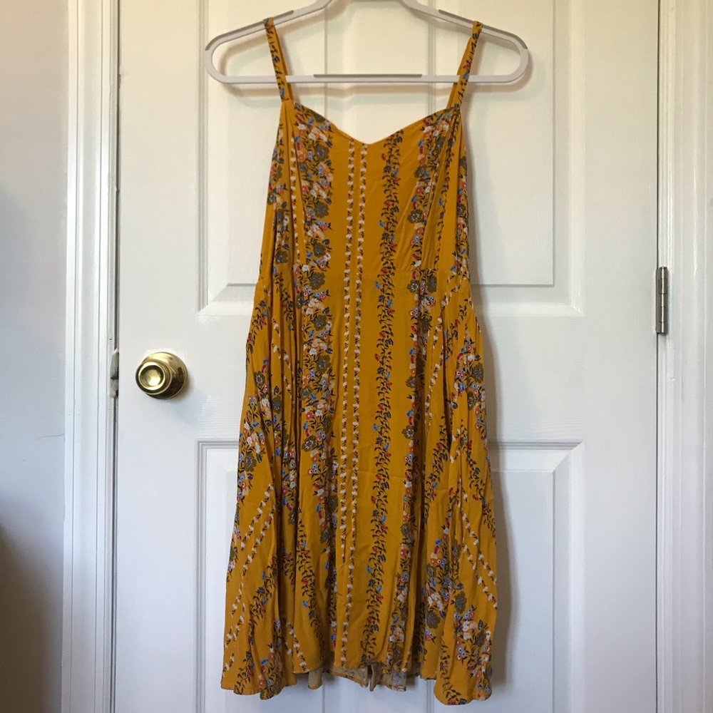 Yellow Floral Sundress